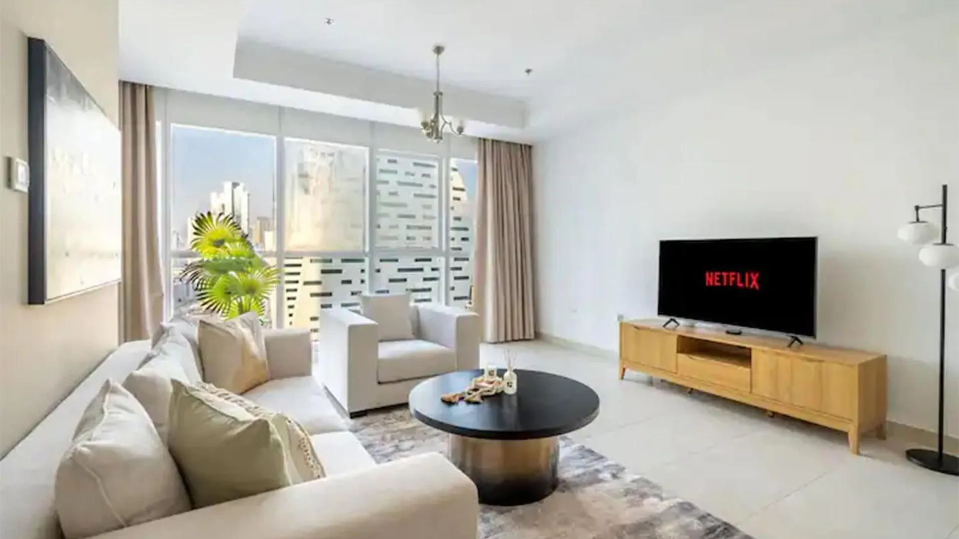 Lux 1Br Apartment In Court Tower With Partial Sea View 迪拜 0*,