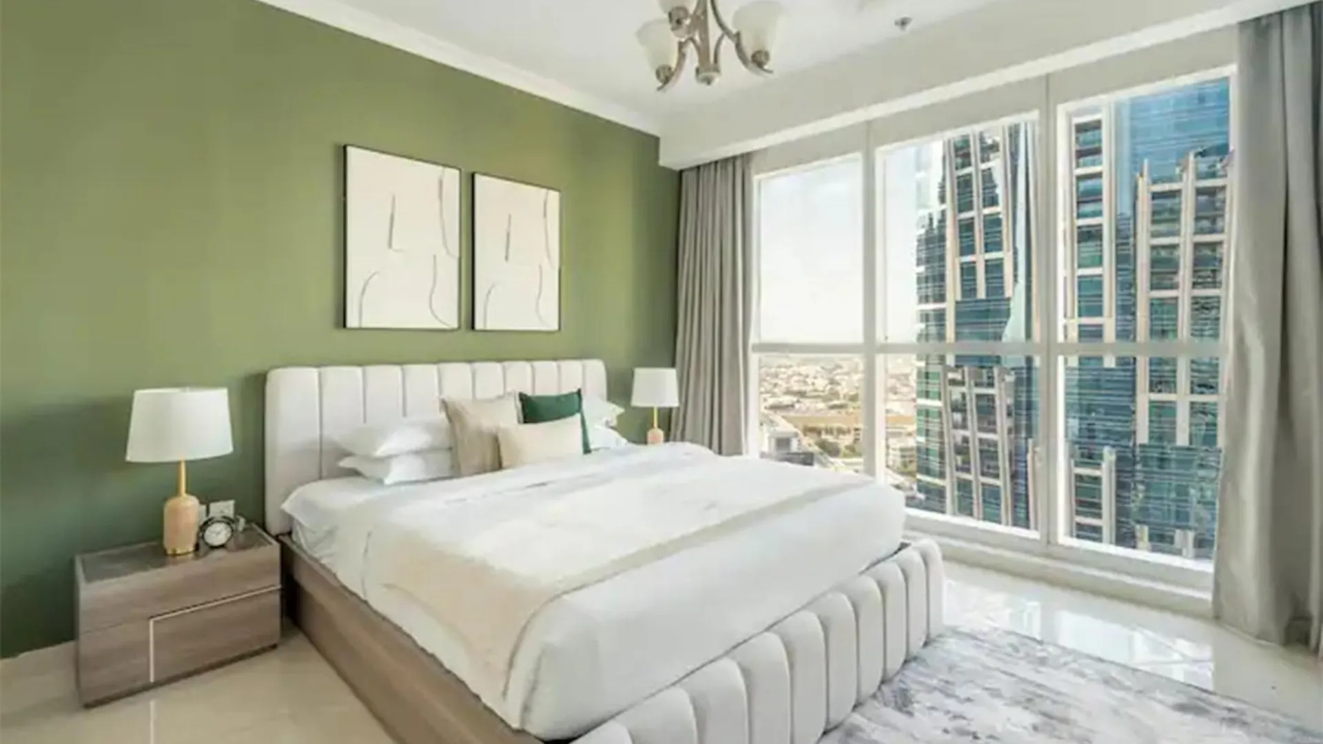 Lux 1Br Apartment In Court Tower With Partial Sea View 迪拜
